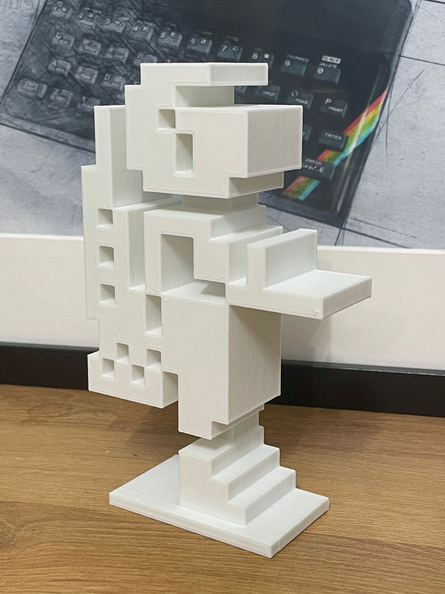 Jet Pac | Retro Gaming 3D Printed Figure