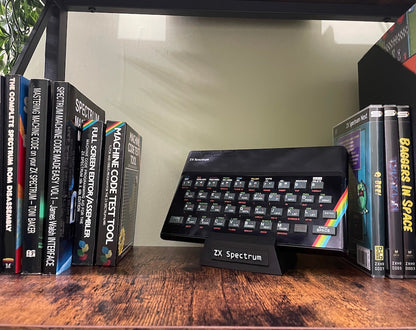 Custom Designed 3D Printed Sinclair ZX Spectrum or ZX81 Display Stand
