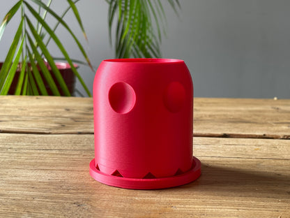Retro Gaming Pac-Man Ghost Plant Pot Storage Pot