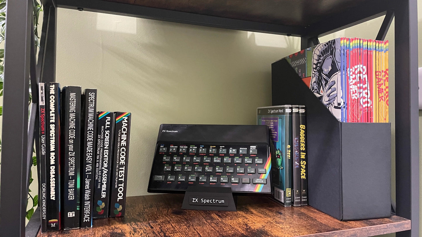 Custom Designed 3D Printed Sinclair ZX Spectrum or ZX81 Display Stand
