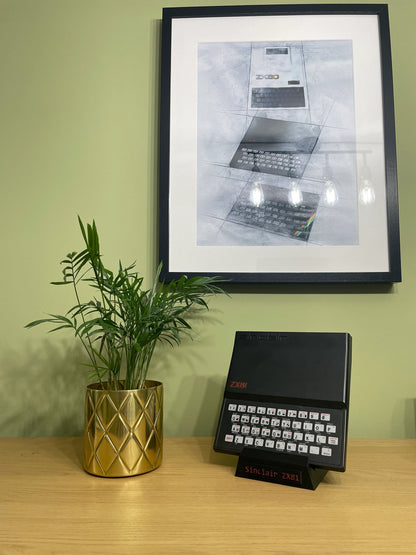 Custom Designed 3D Printed Sinclair ZX Spectrum or ZX81 Display Stand