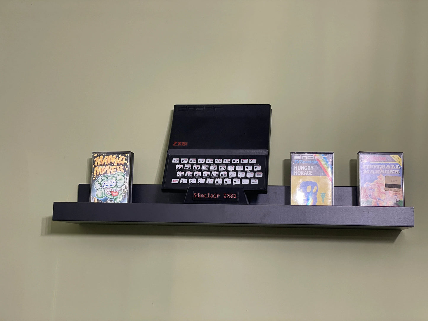 Custom Designed 3D Printed Sinclair ZX Spectrum or ZX81 Display Stand